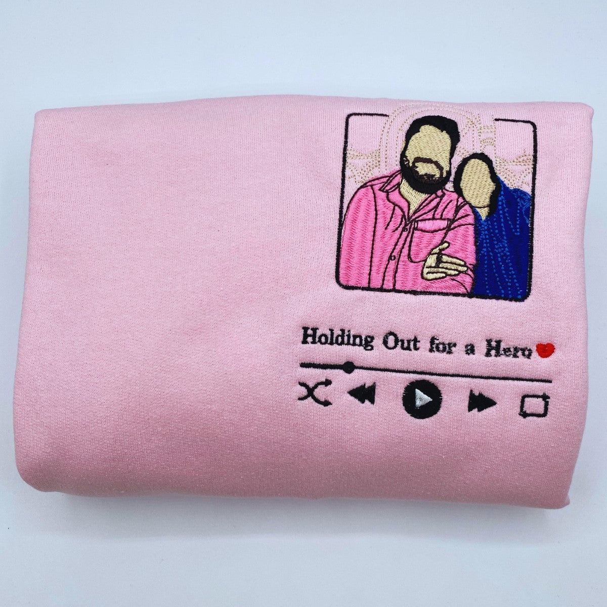 Custom Playlist Hoodie with Photo and Your Song Name