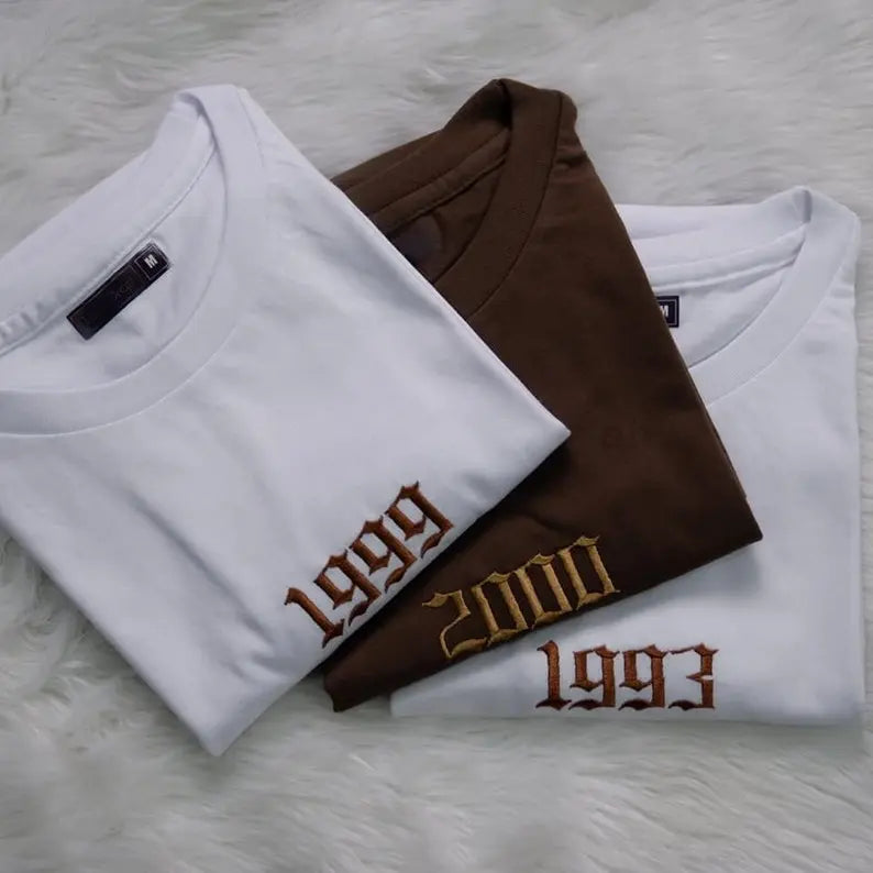 Personalized Birth Year Embroidered Sweatshirt