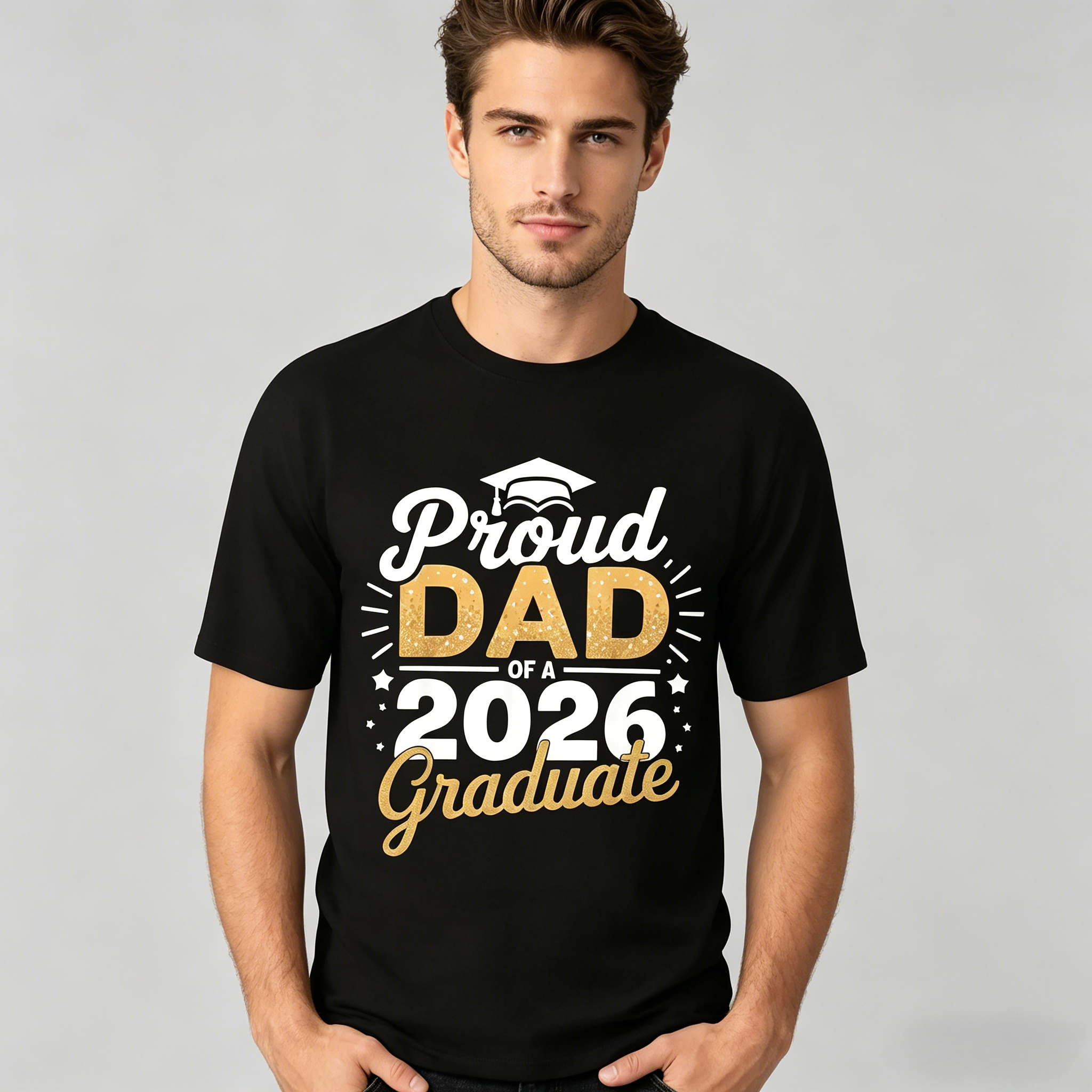 Proud Dad of a 2026 Graduate Shirt | Graduation 2026 Family Tee