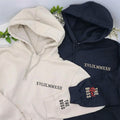 The Boss The Real Boss Hoodie or Sweatshirt, Custom Embroidered for Couple Valentine's Gifts