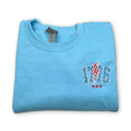Embroidered 1776 Thunderstorm Sweatshirt on Fourth of July
