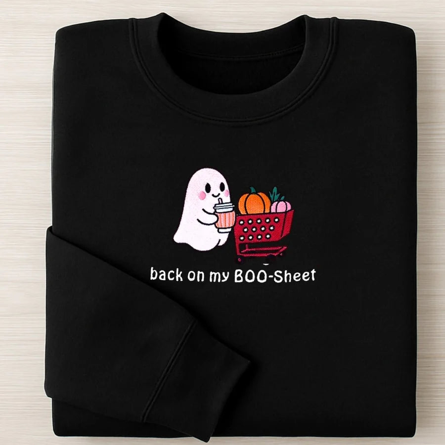 'Autumn Errands Ghoul' Crewneck Sweatshirt