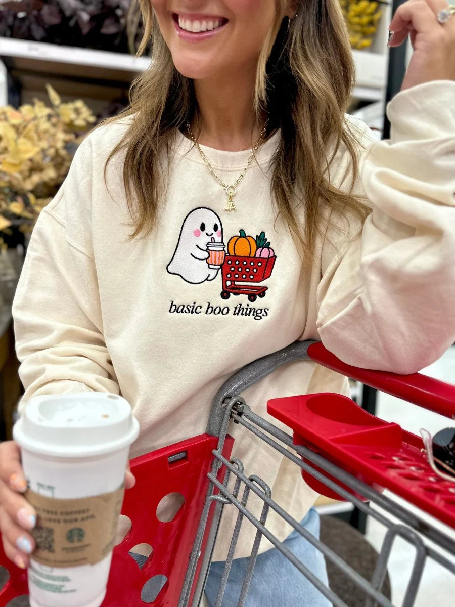 'Autumn Errands Ghoul' Crewneck Sweatshirt