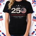 USA 250th Independence Anniversary Sweatshirt  Hoodie Tee– Patriotic 1776–2026 Crewneck | Fourth of July Pullover