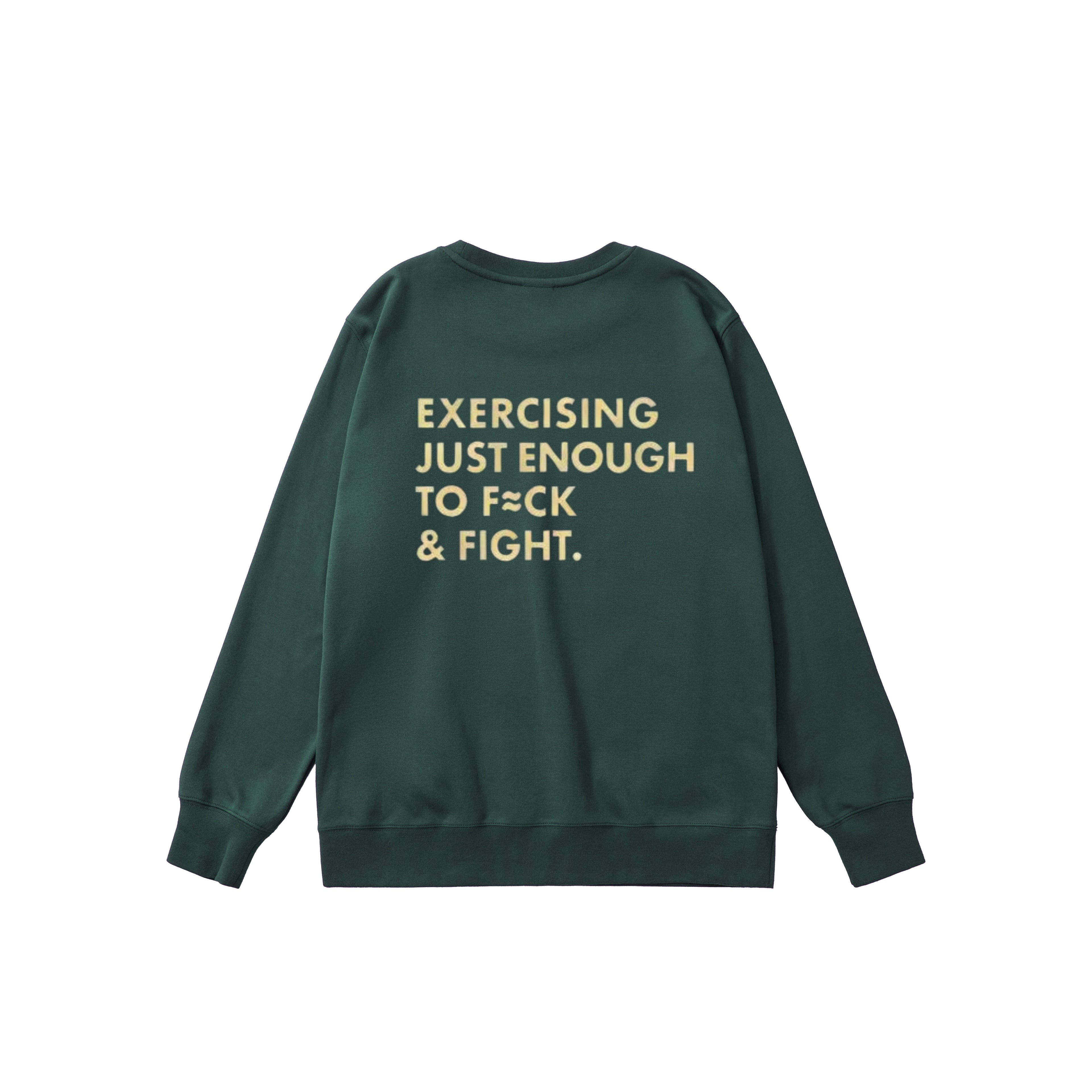 xercising Just Enough Funny Gym Hoodie tee sweatshirt