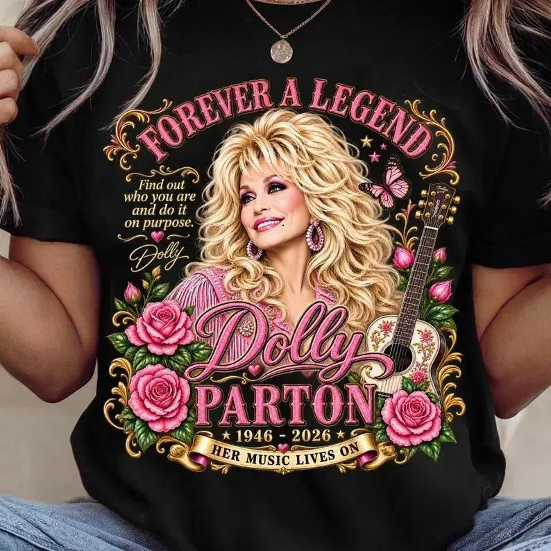 Forever A Legend Dolly Parton Country Music Graphic T‑Shirt sweatshirt hoodie