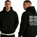 Street Style Meets Faith: Our Half Hood Half Holy Hoodie sweatshirt tee
