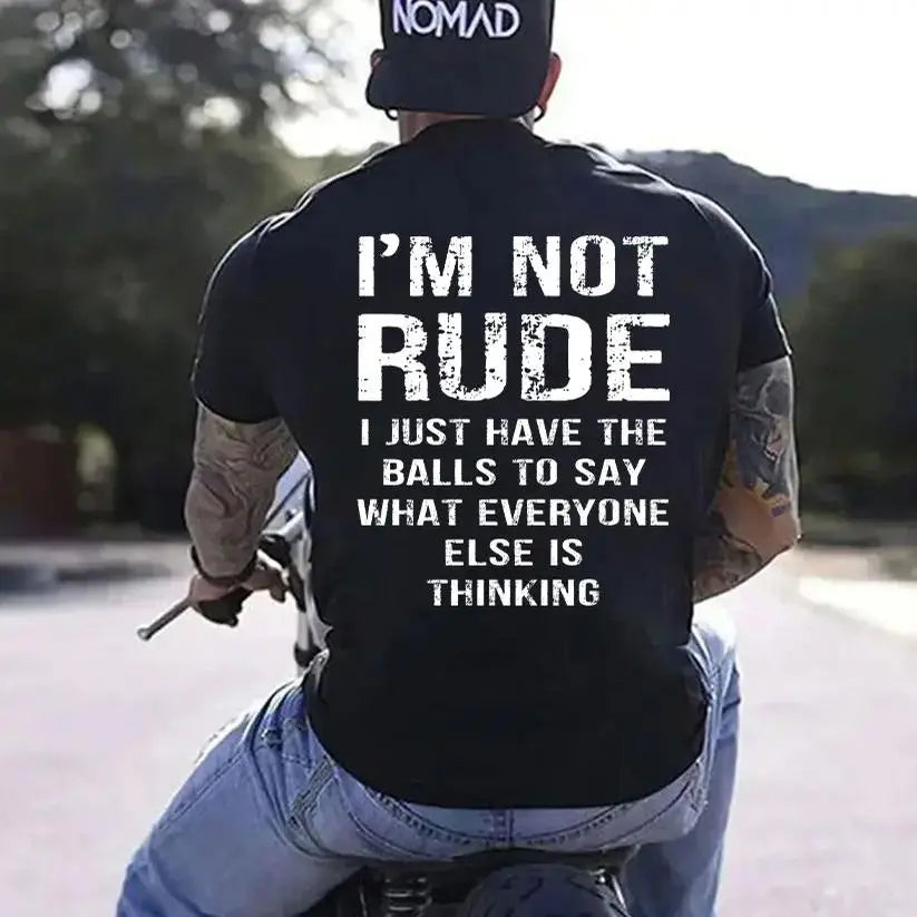 I’m Not Rude – Brutally Honest Tee Sweatshirt