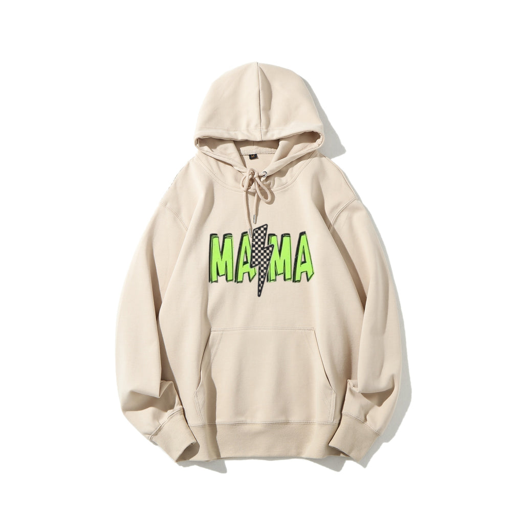Mother's Day Short-Sleeve Hoodie Sweatshirt Mother's Day Gift Supermom