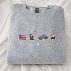 Embroidered Country Hoodie