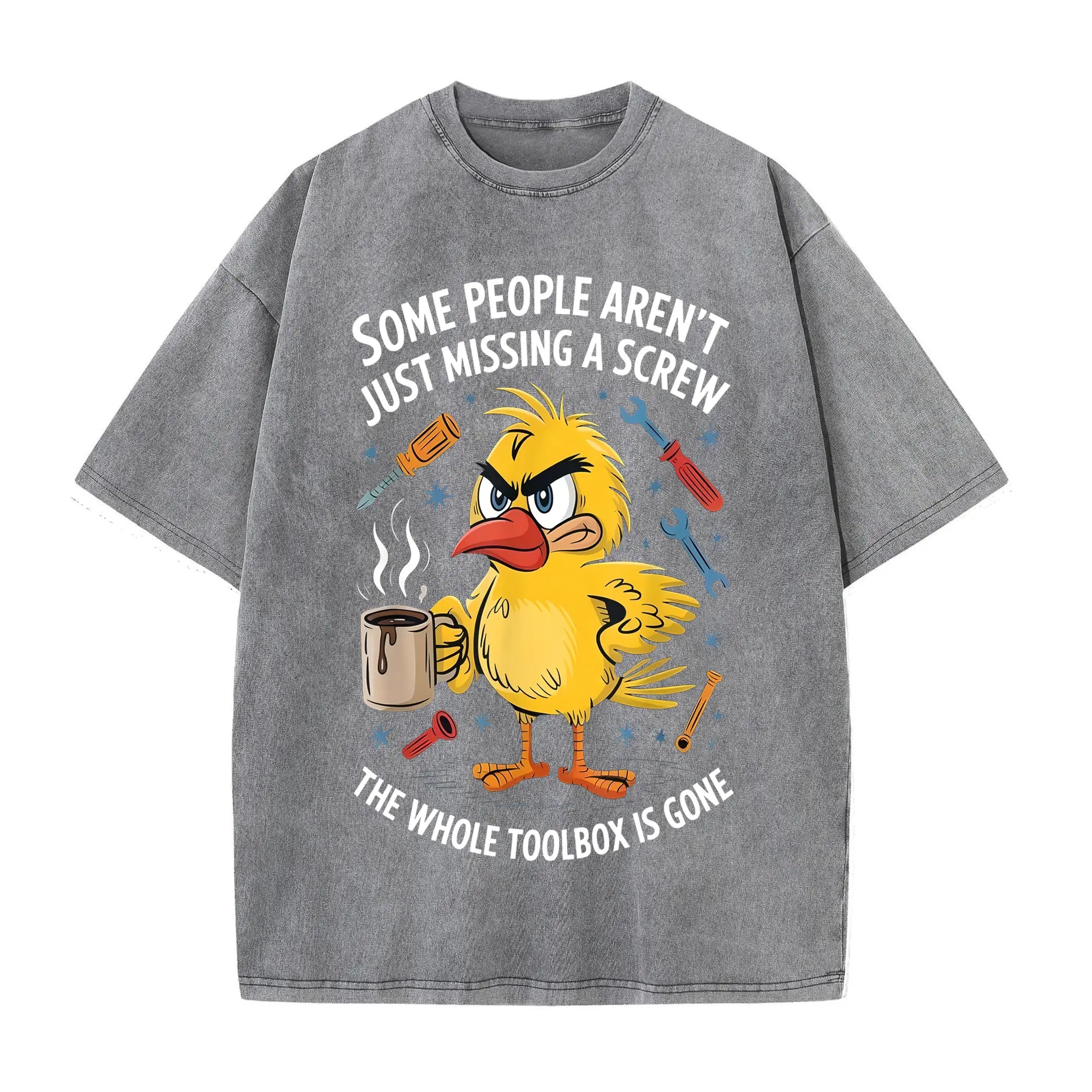 Funny “The Whole Toolbox Is Gone” Angry Birds T-Shirt | Sarcastic Humor Tee