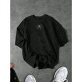 Minimal Line‑Art Spider Chest Print T‑Shirt Sweatshirt Hoodie