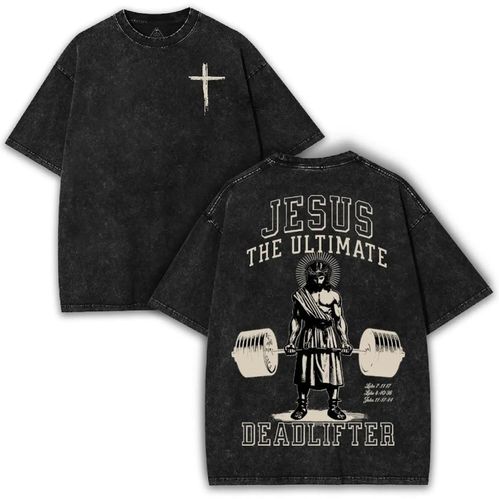 Jesus The Ultimate Deadlifter Vintage