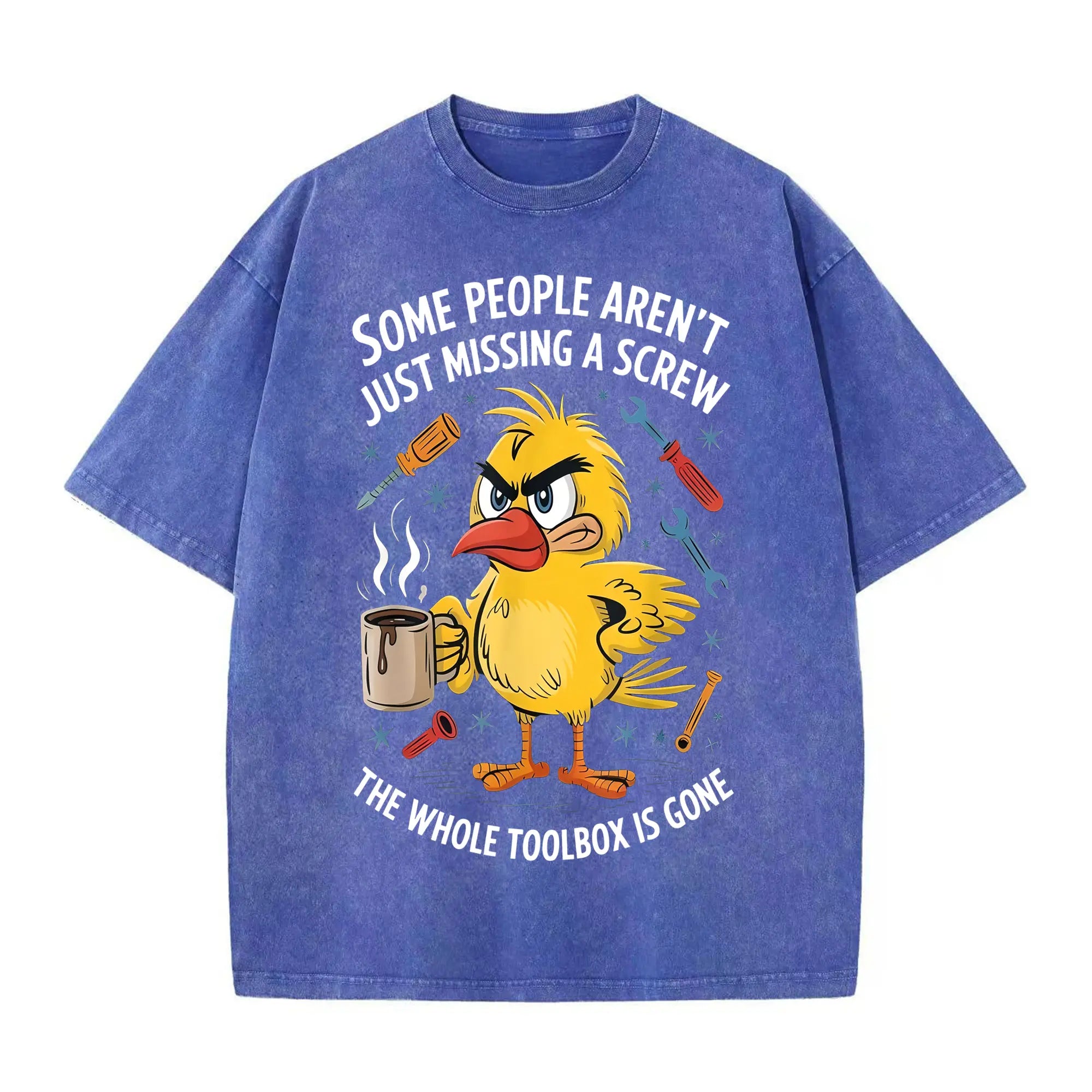 Funny “The Whole Toolbox Is Gone” Angry Birds T-Shirt | Sarcastic Humor Tee