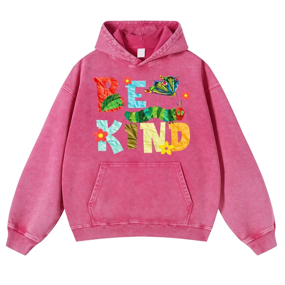 Be Kind Very Hungry Caterpillar Vintage Washed Graphic T‑Shirt & Hoodie