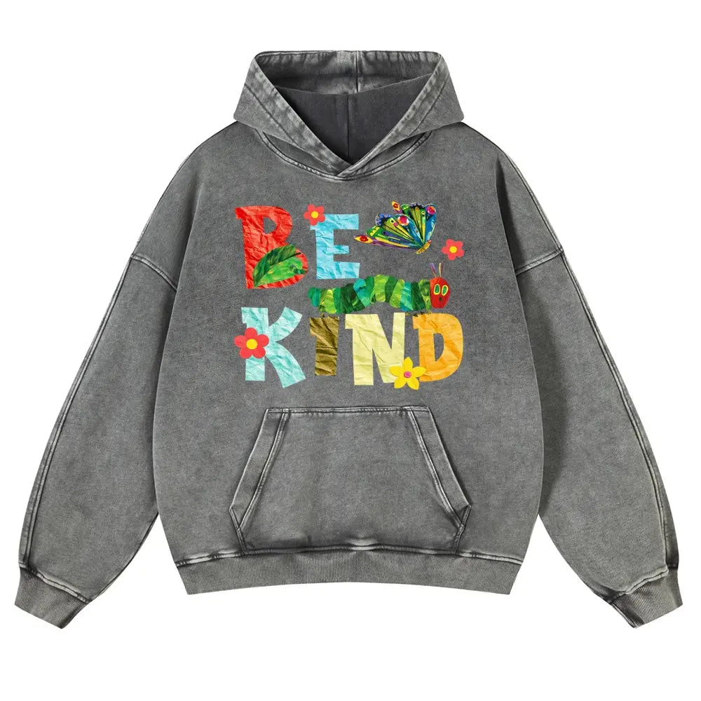 Be Kind Very Hungry Caterpillar Vintage Washed Graphic T‑Shirt & Hoodie