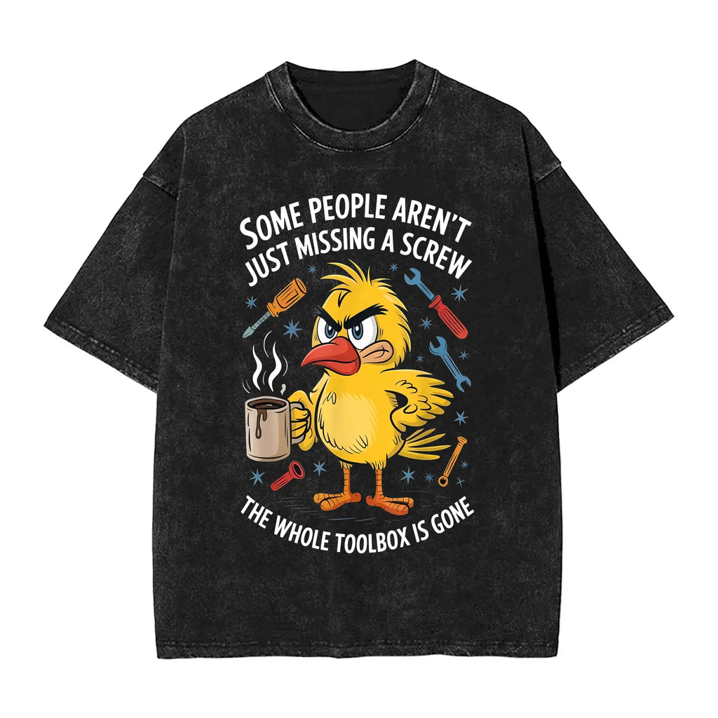 Funny “The Whole Toolbox Is Gone” Angry Birds T-Shirt | Sarcastic Humor Tee