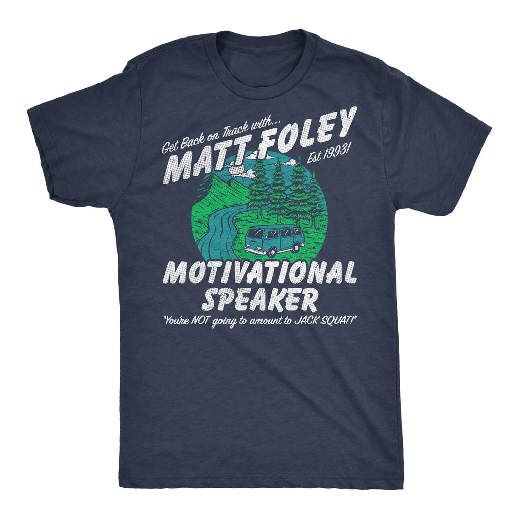 Matt Foley Motivational Speaker Vintage Tee | Funny SNL Van By The River Graphic Shirt