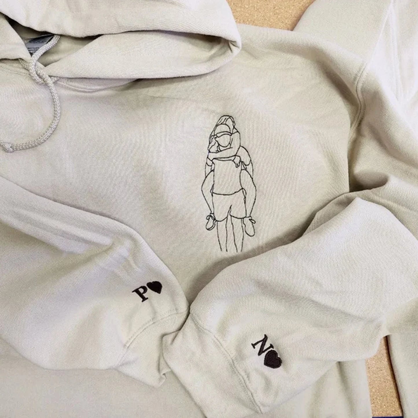 Custom Portrait EMBROIDERED Sweatshirt