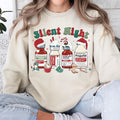Silent Night Anesthesia Christmas Sweatshirt | Funny Medical Holiday Gift