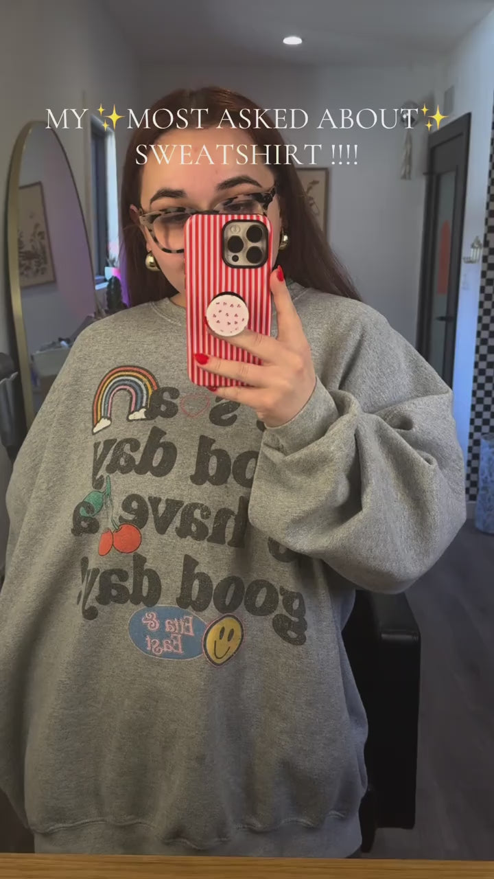 Today is a great day Hooded sweatshirt Short-sleeve sweatshirt Holiday gift